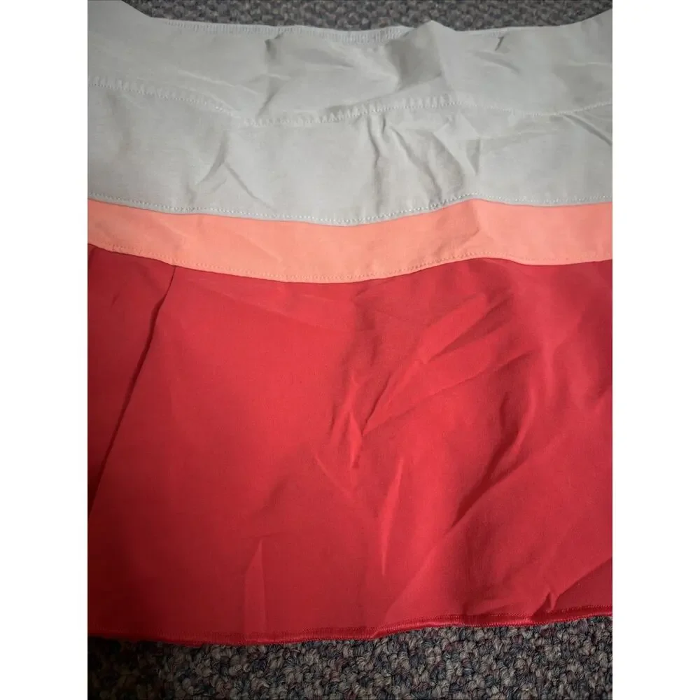 Nike Skort Womens Small Multicolor Colorblock Dri-FIT Built In Shorts Medium